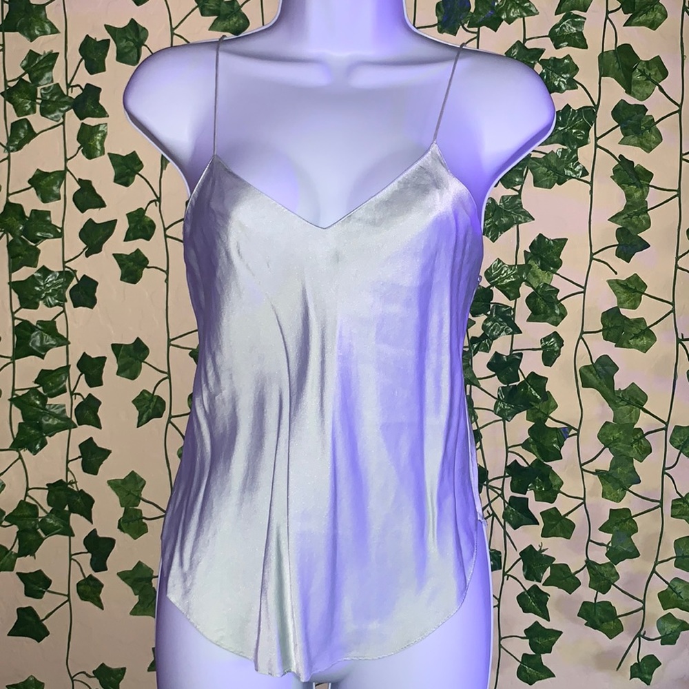 100% silk tank top